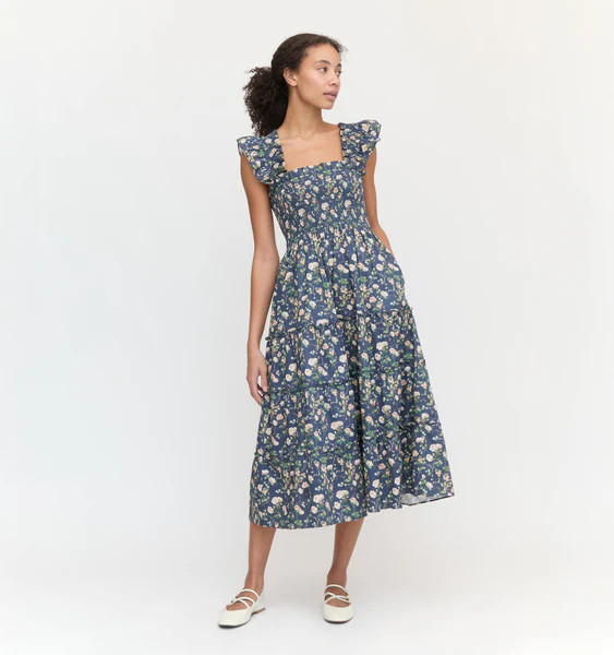 The Ellie Nap Dress - Navy Bluebonnet | Hill House Home US