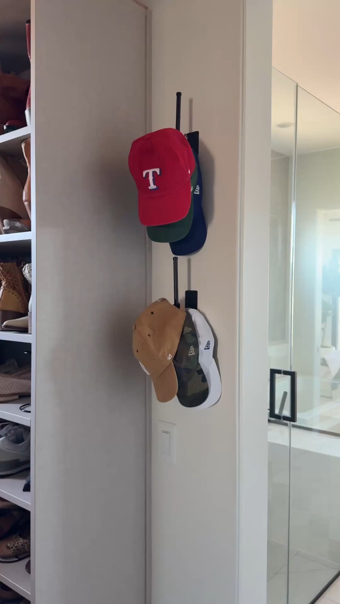 i live these hat hooks! great way to keep hats organized & save space!! 

#LTKmomlife #LTKFindsUnder50 #LTKHome