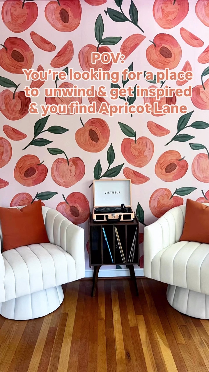 Recreate this vibe at home!  We’re loving this retro and colorful spot at our Airbnb- this would be so fun in a basement, extra living room, or in a music lover’s bedroom! You can get creative with the wallpaper and colors!! 

@comestayatapricotlane 🏡🍑

#colorfuldecor #LTKxWayfair #LTKmusicroom #amazonfinds

#LTKHome #LTKTravel #LTKU