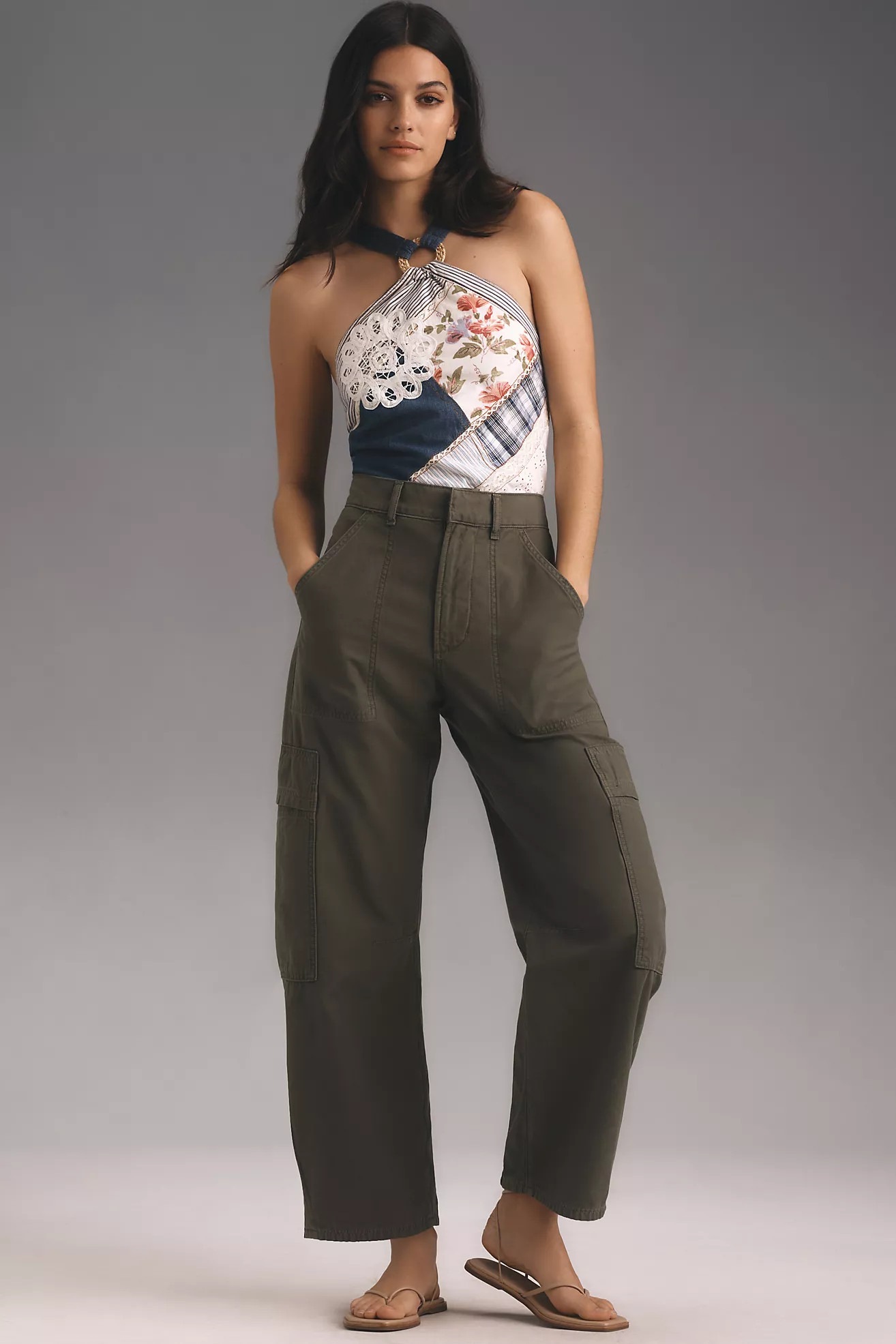 Citizens of Humanity Marcelle Cargo Barrel Pants | Anthropologie (US)