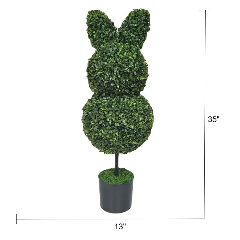 Easter Bunny Topiary, 35", by My Texas House - Walmart.com | Walmart (US)