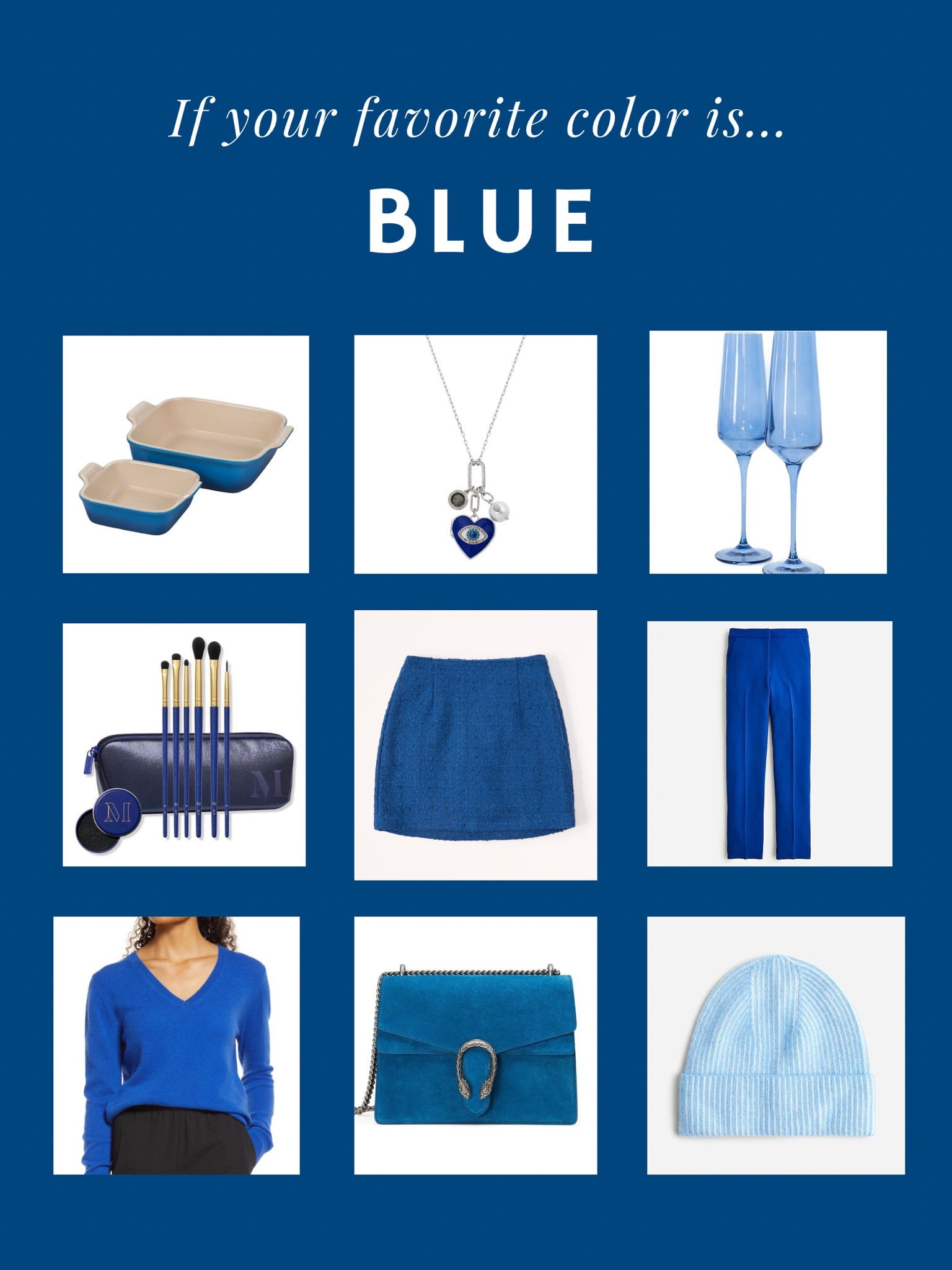 Gift ideas for blue lovers! 

#LTKHoliday #LTKGiftGuide #LTKsalealert