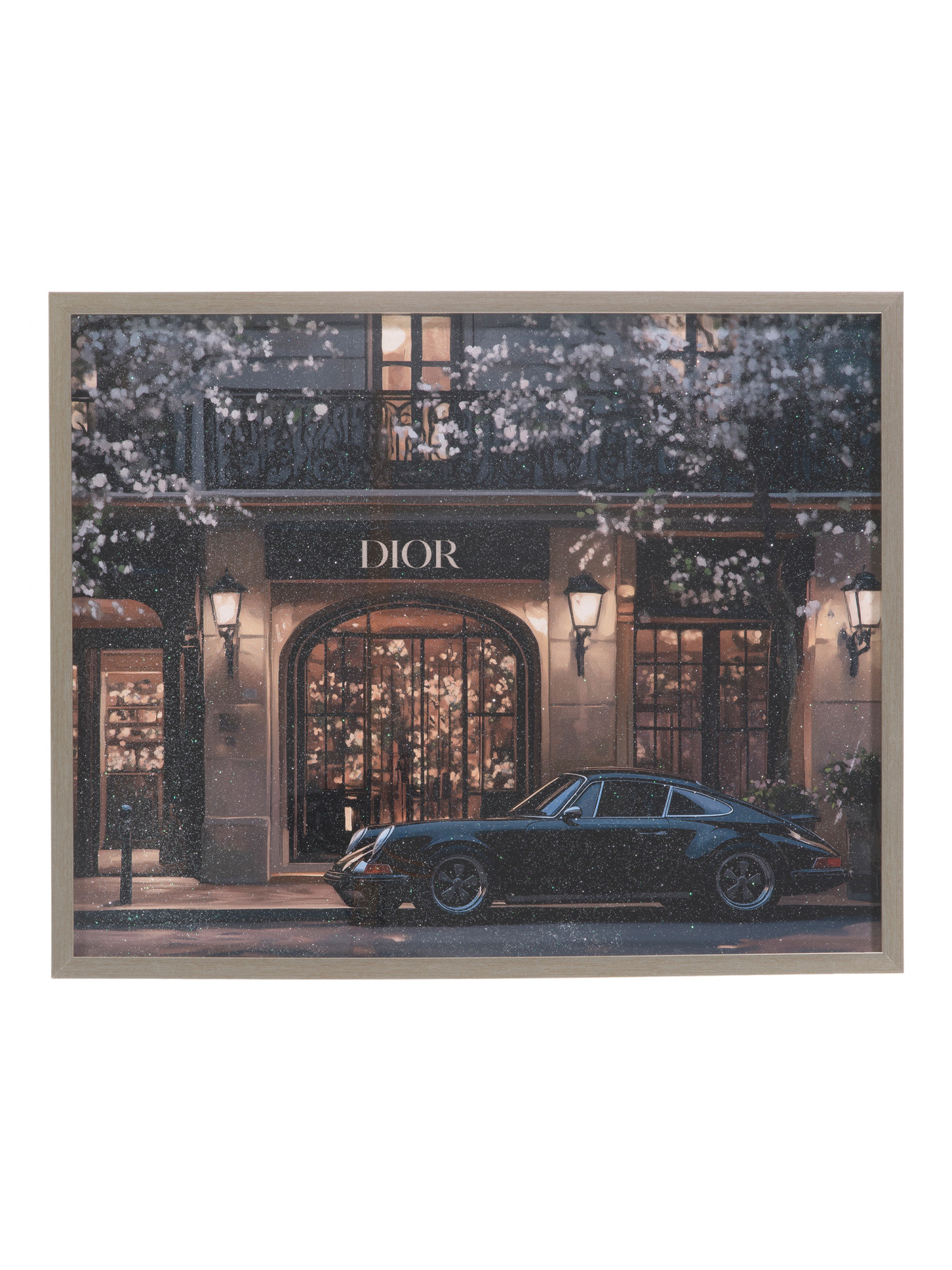 24x30 Late Night Shopping In Paris Wall Art | Marshalls