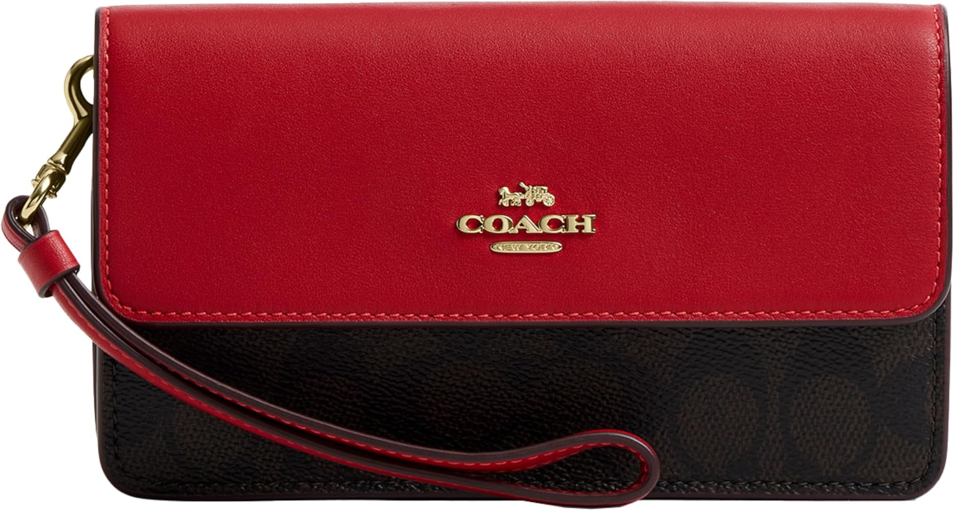 COACH womens Foldover Wristlet | Amazon (US)