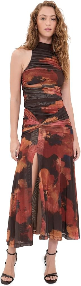 BARDOT Women's Natalya Mesh Midi Dress | Amazon (US)