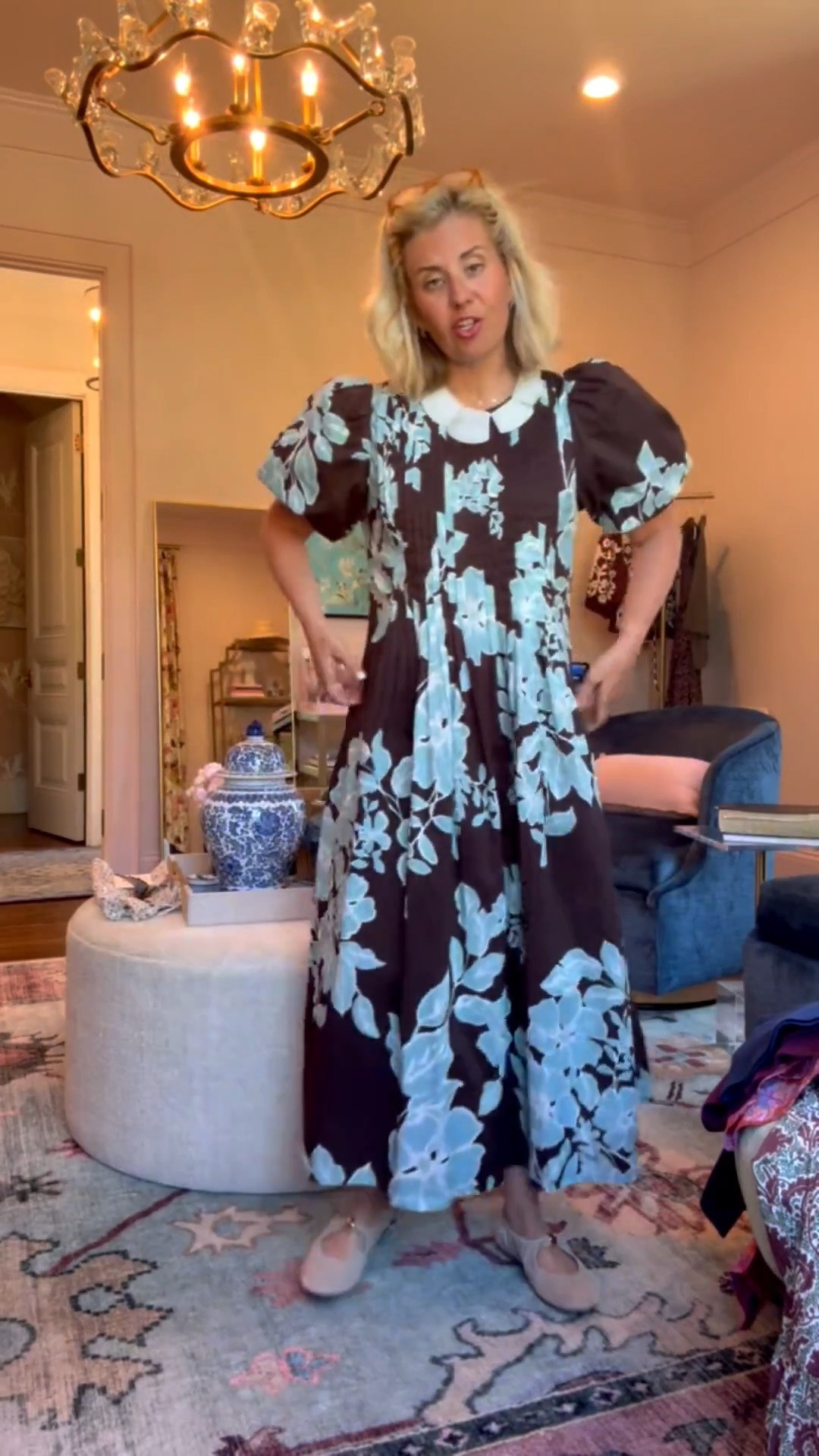 The pleats on this dress are so flattering and love the color combo! 
Dress - small
Mary Jane’s - 7.5 (1/2 size down) 

*Code mixandmatch15 for 15% off 1st order at Avara

#LTKOver40 #LTKSeasonal #LTKdayinmylife