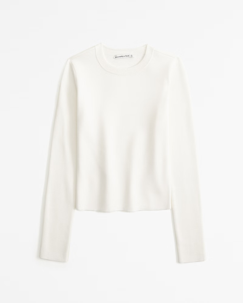 Slim Crew Sweater Top | Abercrombie & Fitch (US)