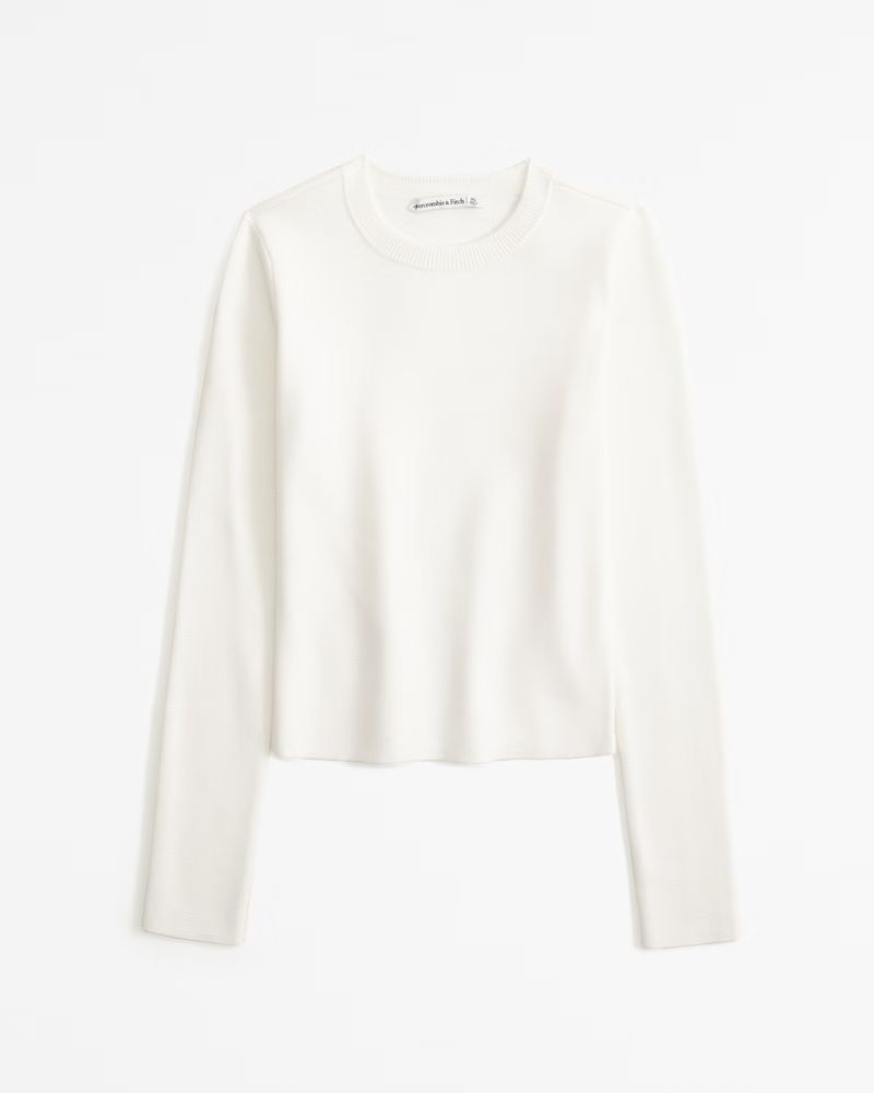 Women's Slim Crew Sweater Top | Women's Tops | Abercrombie.com | Abercrombie & Fitch (US)