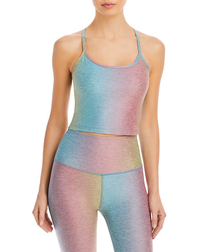 Spacedye Printed Slim Racerback Cropped Tank Top | Bloomingdale's (US)