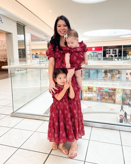 Fall family matching outfits, mommy and me matching outfits for mom, toddler and baby girl, matching sandals, use code 15JUSTATINABIT for 15% off the dresses, midi dress

#LTKbaby #LTKkids #LTKfamily