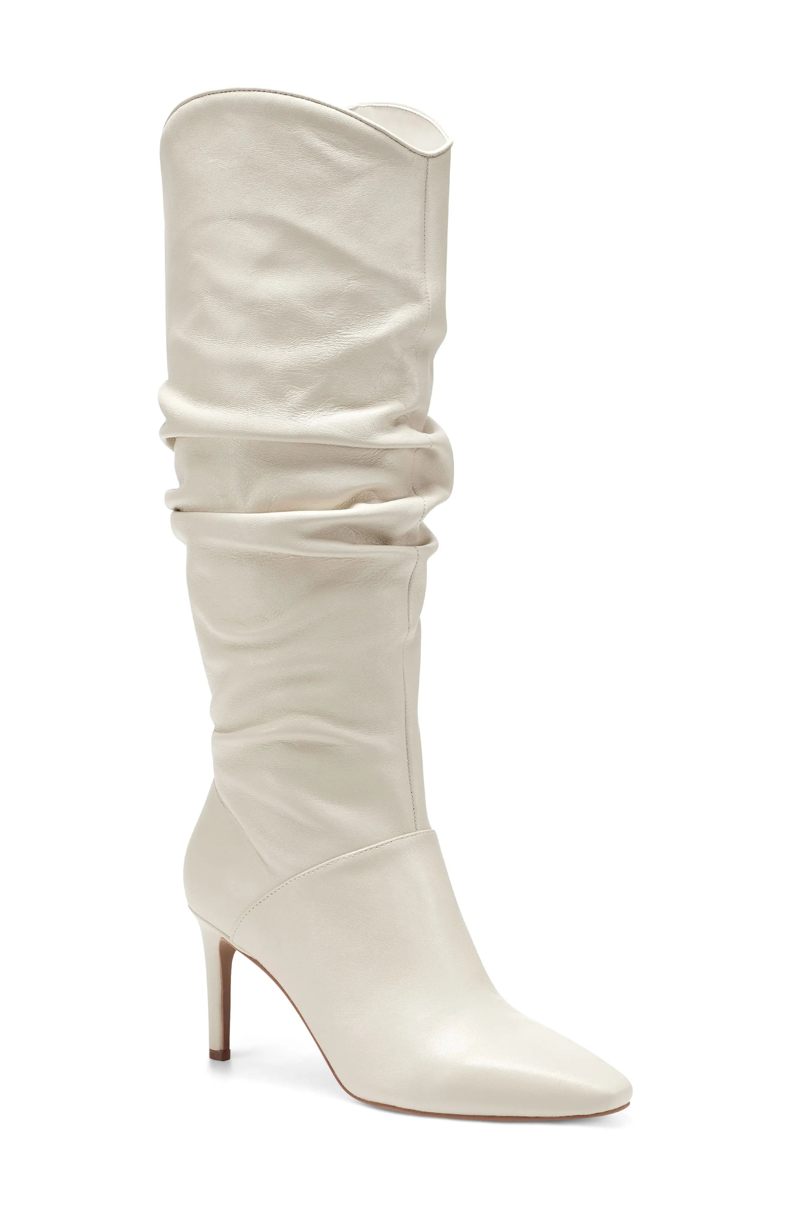 Vince Camuto Armonda Knee High Boot, Size 7 in White at Nordstrom | Nordstrom