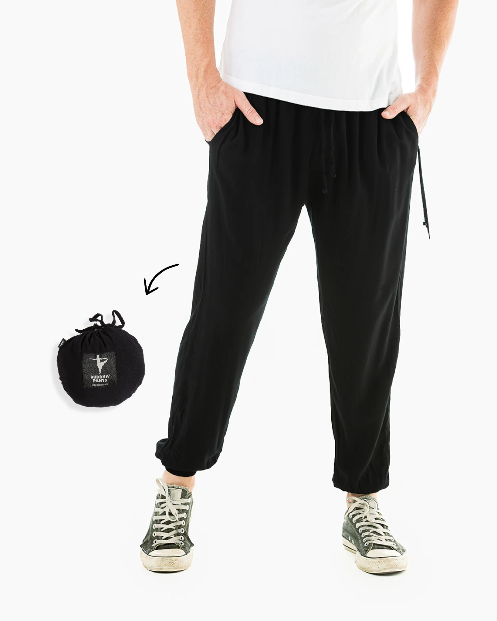 Miami Solid Jogger Harem Pants | Buddha Pants