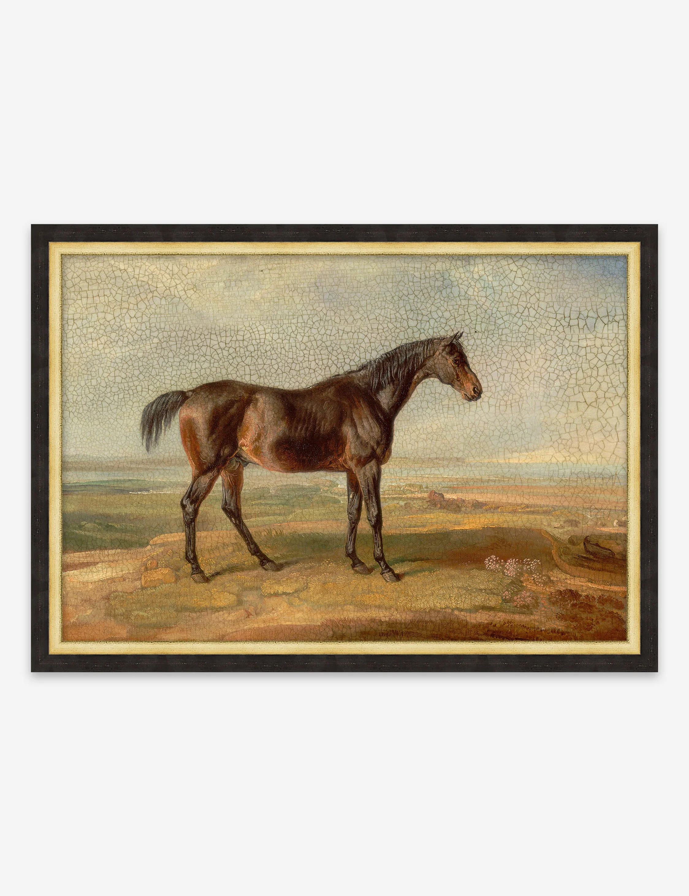 Antiqued Horse I Wall Art | Lulu and Georgia 