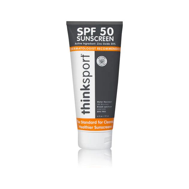 Thinksport Safe Sunscreen SPF 50+ (6oz) - Family Size | GOTHINK