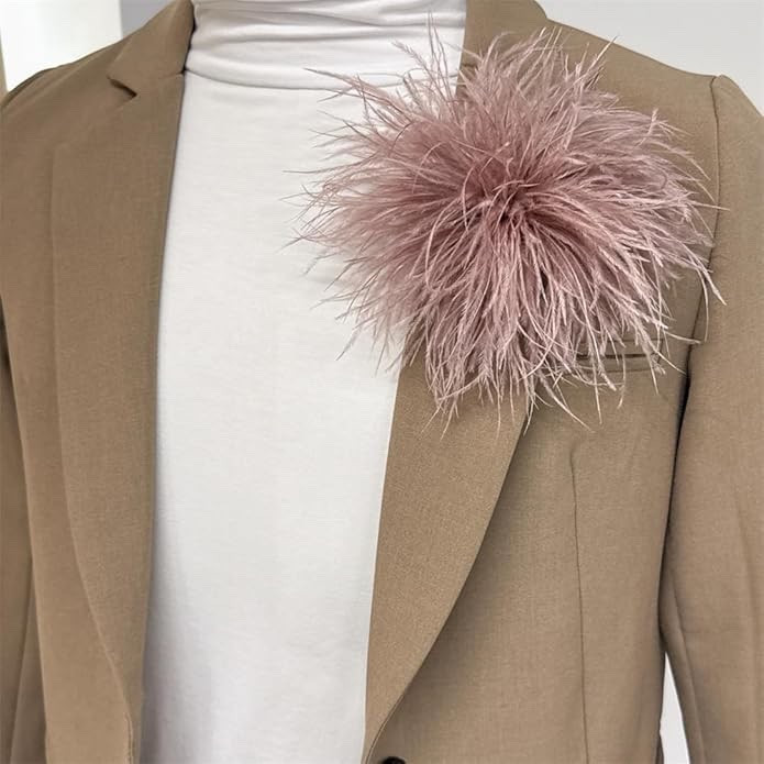 Feather flower brooch - under $10. Amazon finds  

#LTKgrwm #LTKFestival #LTKootd