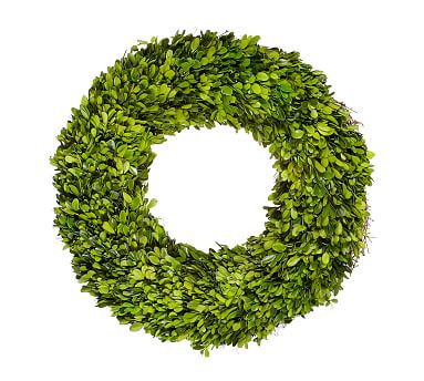 Live Preserved Boxwood Wreath | Pottery Barn (US)