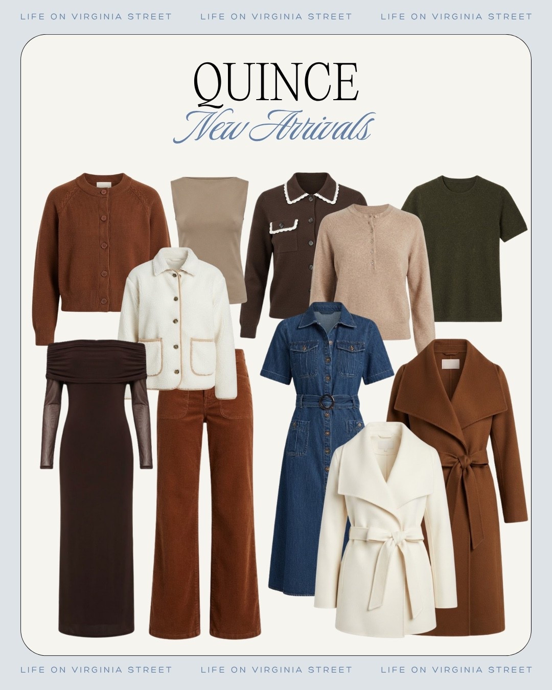 Quince new arrivals 🙌🏼

Quince new arrivals, Quince fall new arrivals, Quince fall fashion, Quince women, Quince clothing, Quince fall collection, Quince fall outfits, Quince sweaters, Quince cashmere, Quince jackets, Quince coats, Quince jeans, Quince pants, Quince dresses, Quince skirts, Quince handbags, fall new arrivals, fall fashion, fall outfits for women, fall outfit ideas, fall wardrobe essentials, fall capsule wardrobe, cashmere sweater, crewneck sweater, cable knit sweater, cardigan sweater, fall jackets, trench coat, puffer jacket, fall jeans, straight leg jeans, wide leg pants, silk pants, silk skirt, fall dresses, midi dress, suede tote bag, shoulder bag, fall workwear, business casual outfits, classic fall style, affordable cashmere, affordable fall fashion, women’s fall fashion, fall fashion finds

#LTKootd #LTKgrwm