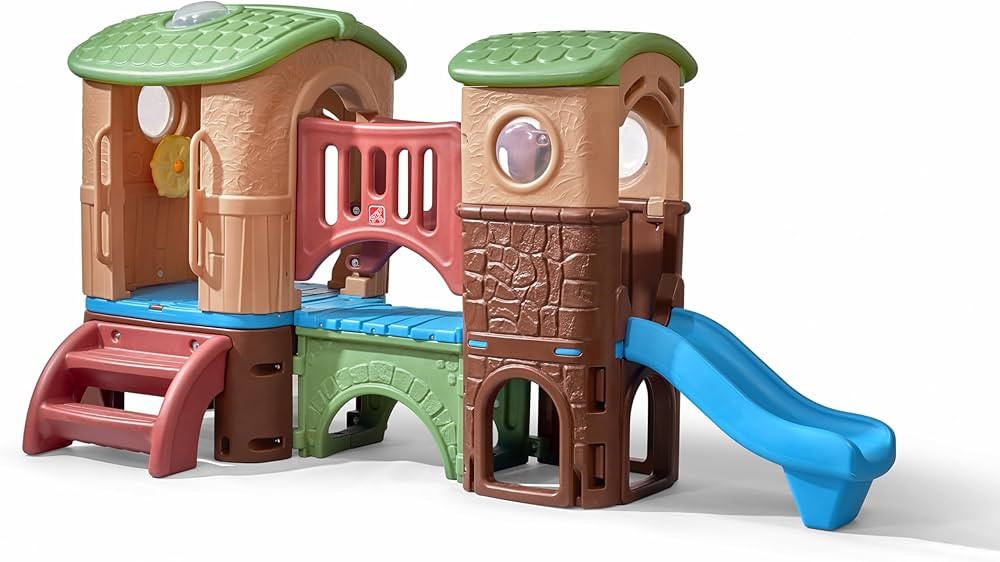 Step2 Clubhouse Climber Playset for Kids, Ages 2 –6 Years Old, Two Toddler Slides and Climbing ... | Amazon (US)