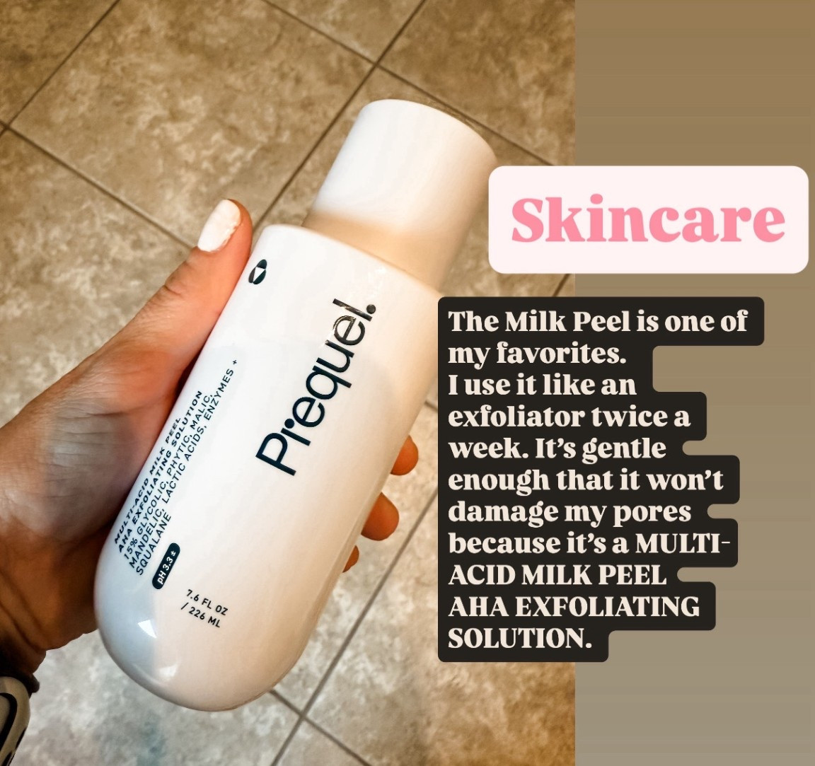 A little tingle, a lot of glow ✨
The Prequel Multi-Acid Milk Peel gives that light sting you expect from a real exfoliating treatment — but it’s milky, gentle, and doesn’t leave my skin dry or irritated. I’ve been using it a few nights a week and loving how smooth my skin feels.
Skincare doesn’t have to cost hundreds of dollars. This is under $30.


#prequel #AHAPeel #exfoliator #glowingskin #LTKbeauty #LTKskincare #activeskincare #realresults

#LTKOver40 #LTKBeauty #LTKFindsUnder50