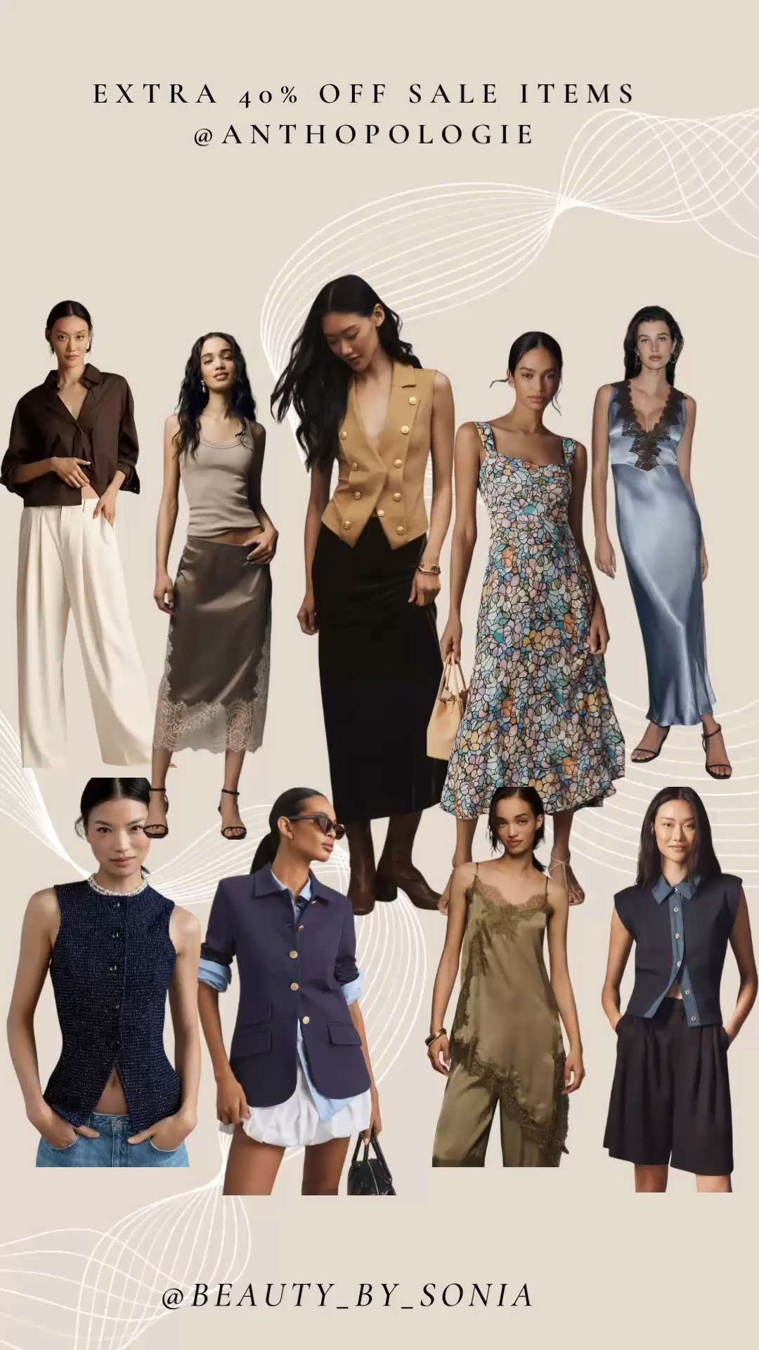 Save an extra 40%off sale items 
@Anthropologie

#LTKOver40 #LTKSaleAlert #LTKootd