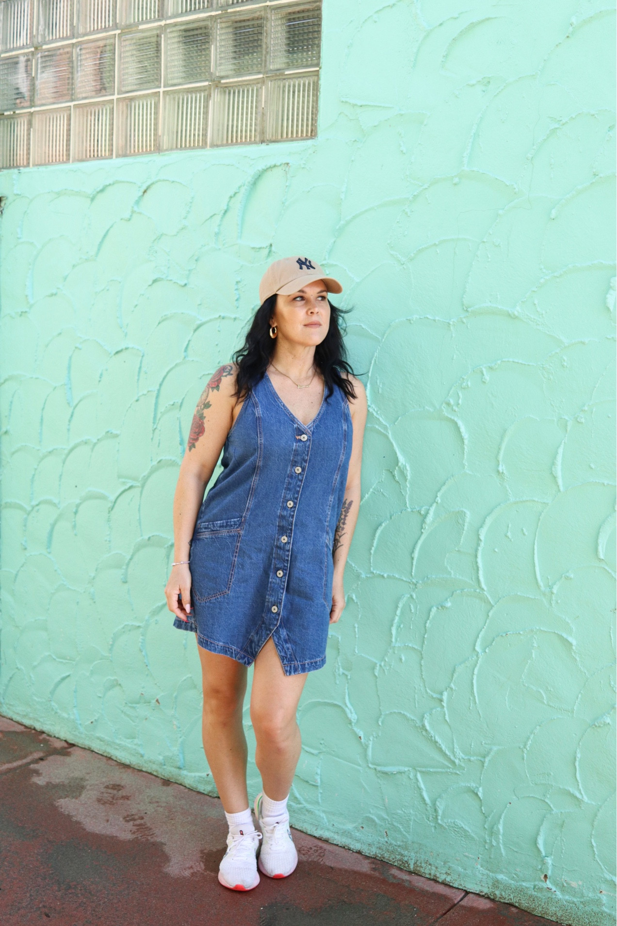 American Eagle @americaneagle denim is taking over!! If you are a denim lover this is the dress for you! Super comfortable and great fit! 
.
#vacationoutfit #springoutfit #dress #denim #denimdress

#LTKSeasonal #LTKstyletip #LTKSpringSale