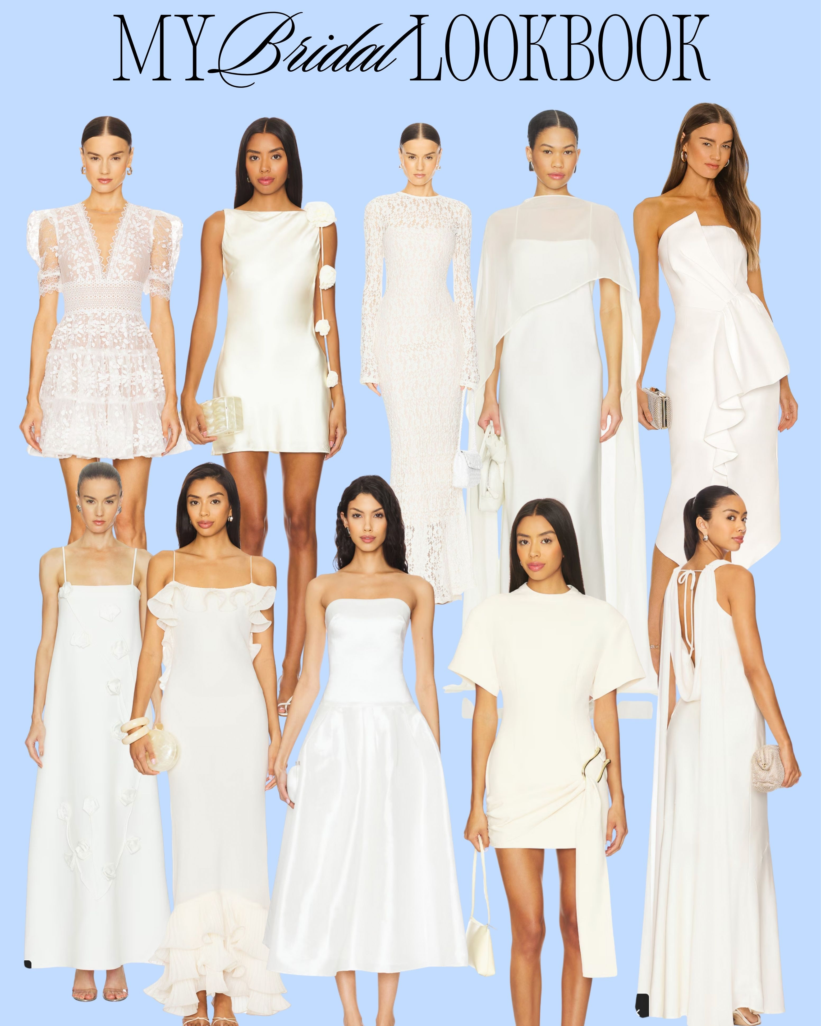 Looking for the perfect white dress? Maybe for a rehearsal dinner dress, Engagement picture dress, engagement dress, wedding dress shopping dress, or bachelorette party dress.

Well, here is a list of the perfect white dresses for all your Bridal events.   

 

#LTKWedding