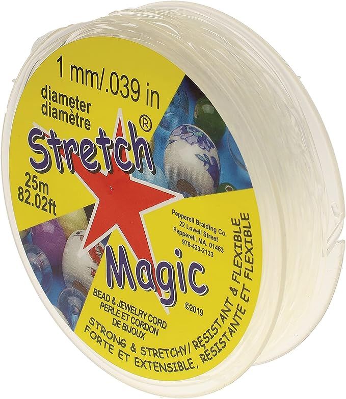 Stretch Magic Bead & Jewelry Cord - Strong & Stretchy, Easy to Knot - Clear Color - 1mm diameter ... | Amazon (CA)