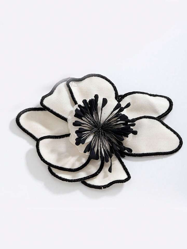 ZAA Fabric Flower Earrings, European And American Simulation Multi-Color Fabric Flower Earrings W... | SHEIN