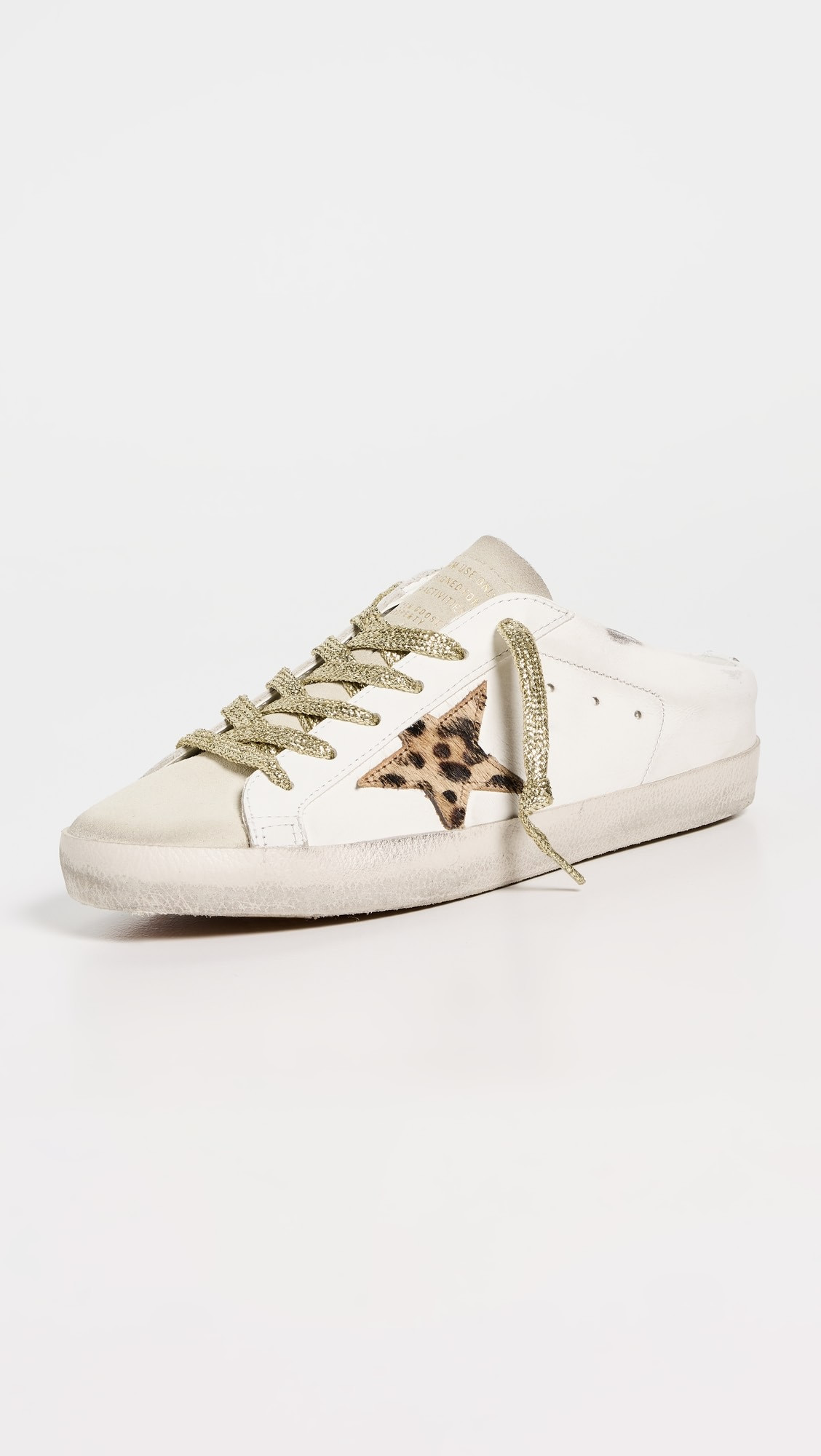Super Star Sabot Leather Upper Suede Toe Sneakers | Shopbop
