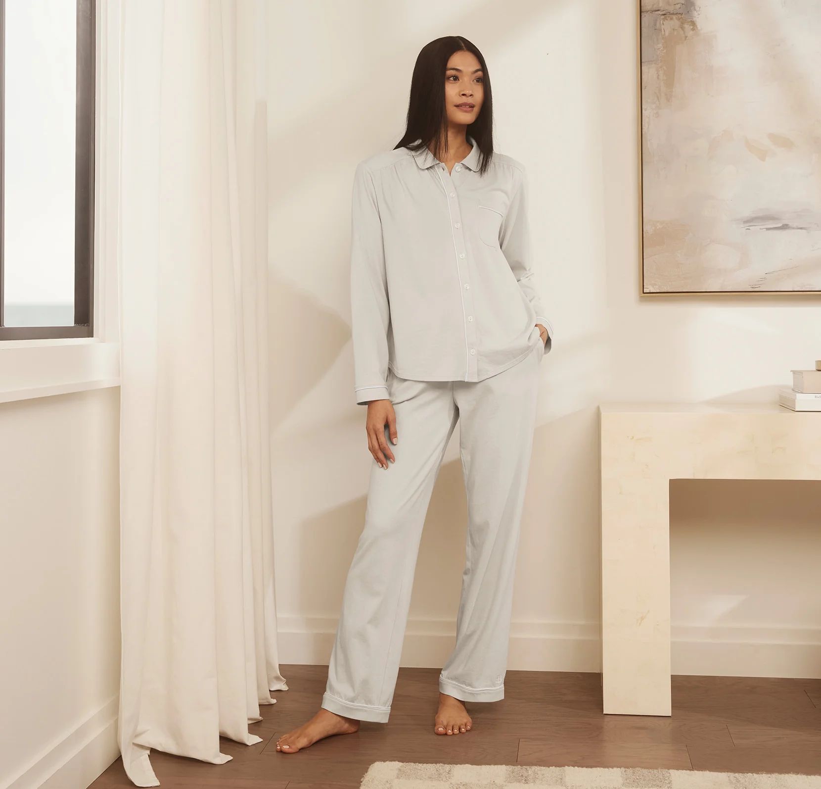 Soft Knit Long Sleeve & Pants Pajama Set | Boll & Branch