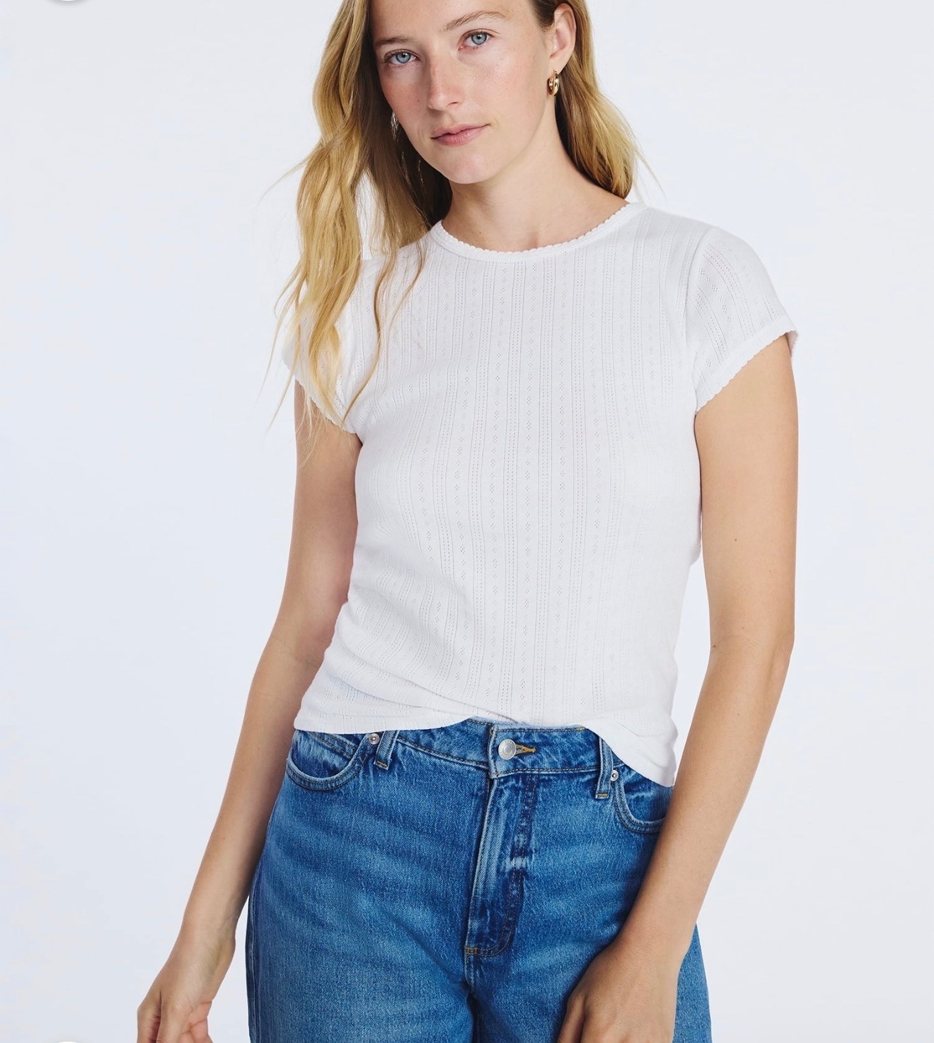 This tee from Walmart. 
I have in two colors. A cute basic. 
I have a size small!  Now $3!

#LTKPetite #LTKSeasonal