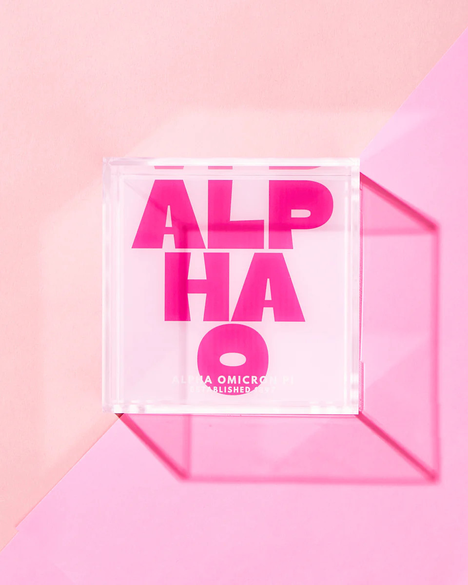 Alpha Omicron Pi Trinket Tray | Tart By Taylor