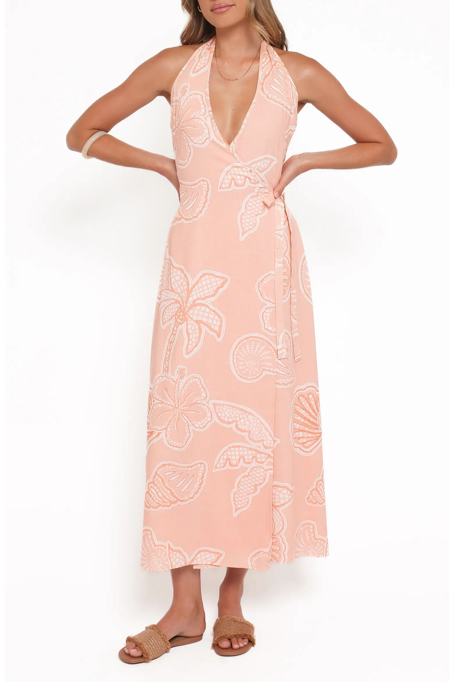 Sierra Midi Halter Dress (Women) | Nordstrom | Nordstrom