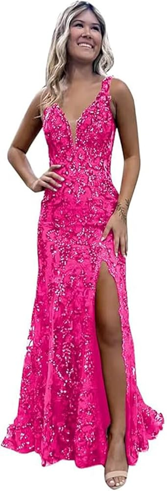 Prom Dresses for Women 2026 Long Sequin Mermaid Formal Evening Party Dress | Amazon (US)