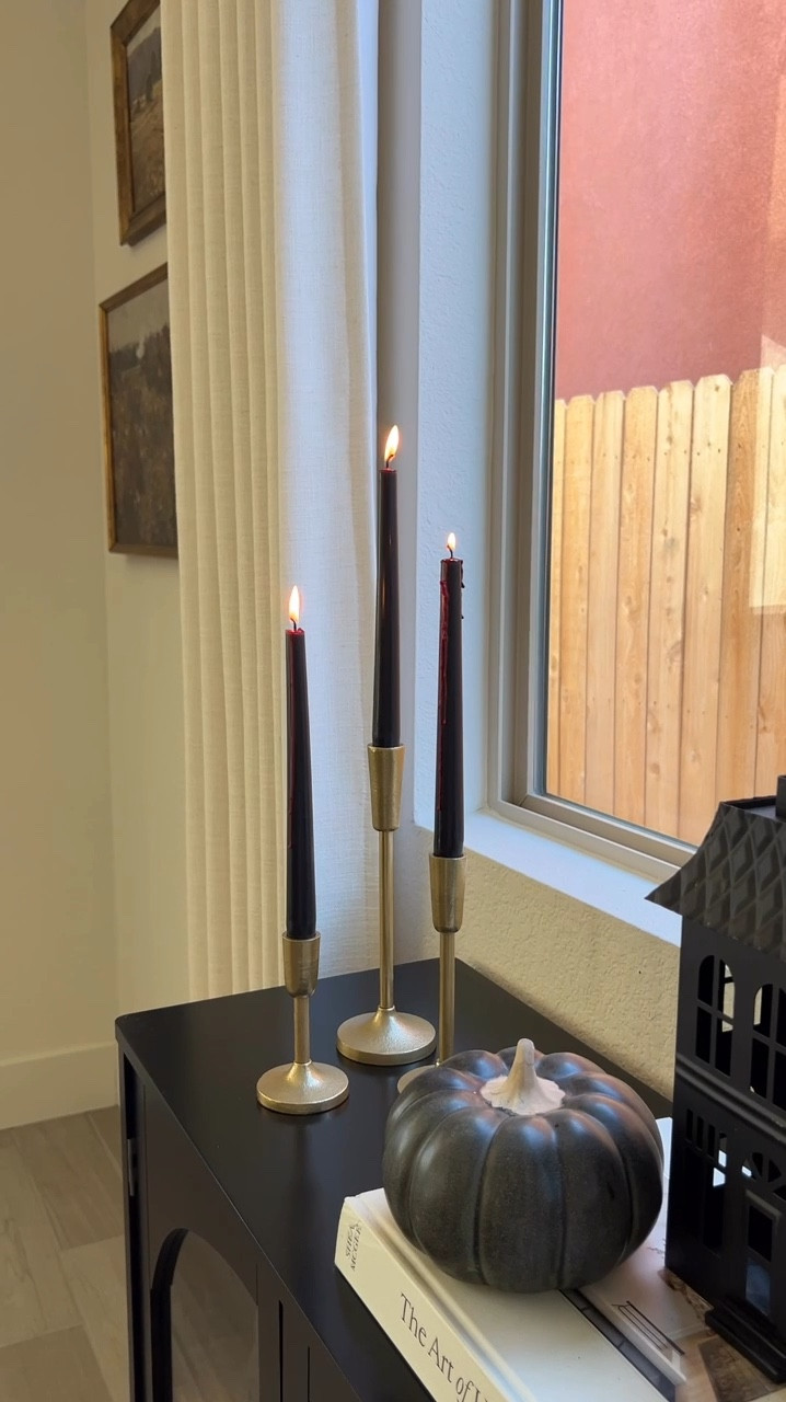 Bleeding taper candles… fun detail for your Halloween decor this year 

#LTKSeasonal #LTKHalloween #LTKHome