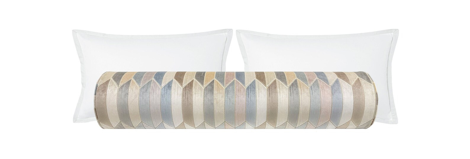 The Bolster : Prism Cut Velvet  Multicolor Bolster Pillow  | Etsy | Etsy (US)