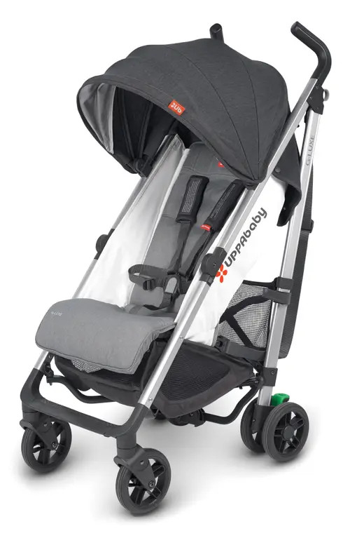 UPPAbaby G-LUXE 2018 Reclining Umbrella Stroller in Charcoal Melange/Silver at Nordstrom | Nordstrom