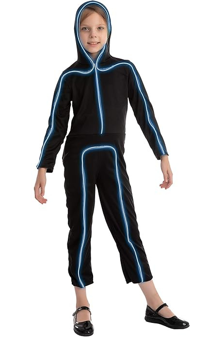 Hsctek Light up Stick Figure Costume for Adults, RGB Color Changing Light with Remote Controller | Amazon (US)