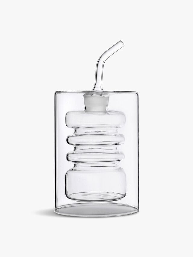 Ichendorf Milano Rings Small Glass Olive Oil Bottle | Fenwick | Fenwick