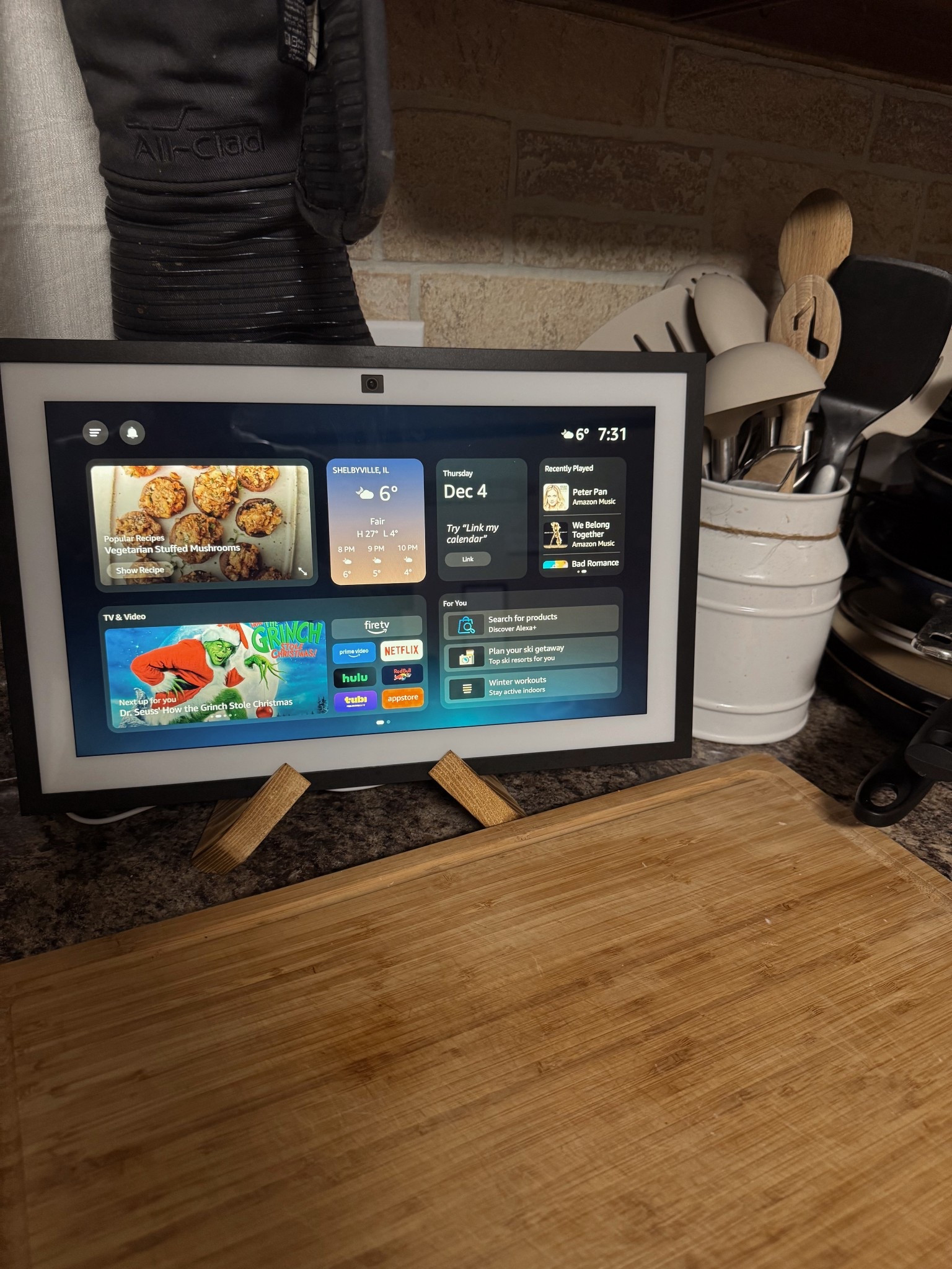 Echo show is the perfect gift. Browse recipes, watch tv shows, listen to music, sync calendars, etc. I am beyond blown away and everyone would love this!! 

#LTKdayinmylife #LTKHome #LTKGiftGuide
