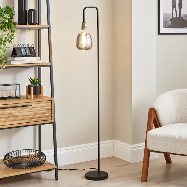 Augustus Exposed Bulb Floor Lamp | Dunelm (migrated)