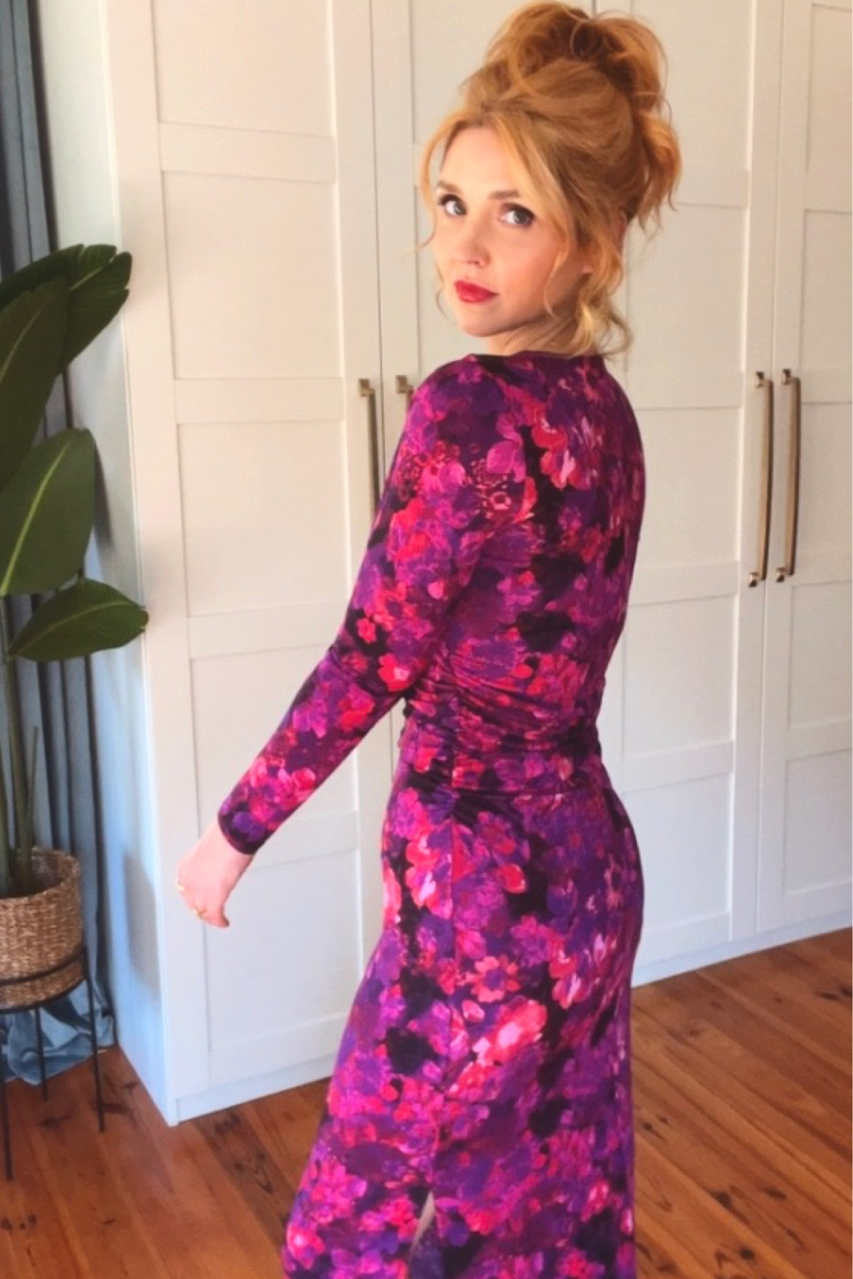 I love this dress so much!!! Walmart fashion just gets better and better! The ruching makes it a very flattering fit! 
Winter dresses can be hard, but this one makes it easy! 😍👌🏻

#LTKover40 #LTKfindsunder50 #LTKHoliday