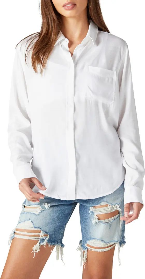 Lucky Brand THE BOYFRIEND BUTTON-DOWN SHIR | Nordstrom | Nordstrom