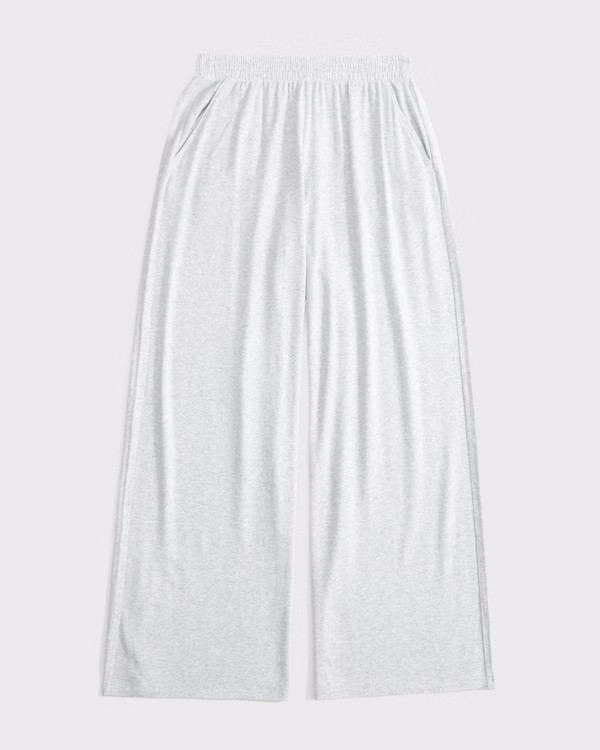 Cozy Lounge Knit Wide Leg Sweatpant | Abercrombie & Fitch (UK)