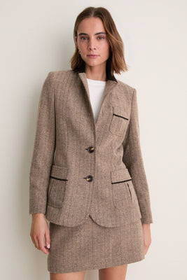 Chestnut Herringbone Cawley Blazer | Tuckernuck (US)