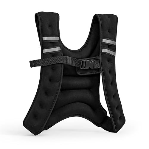 Tone Fitness Black Weighted Vest, 12 Lbs | Amazon (US)