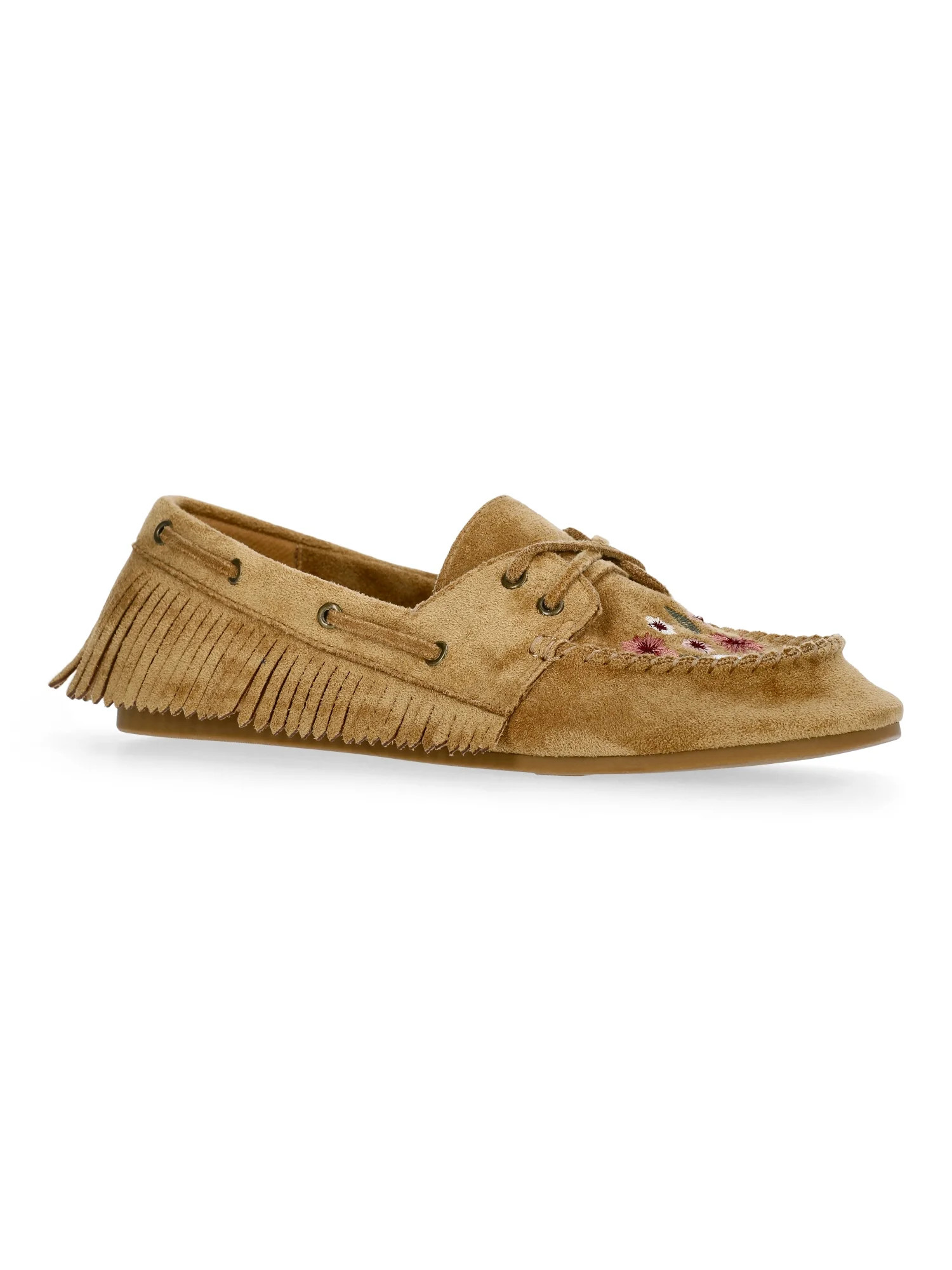 Weekend Academy Girls Floral Moccasin Shoes | Walmart (US)