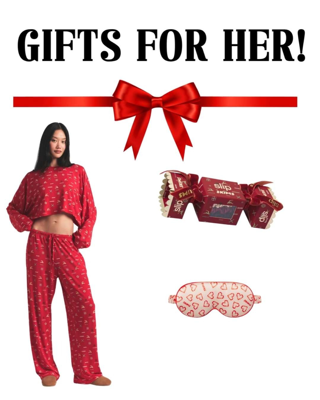 Perfect for her 🤍 This cozy and festive cropped long sleeve and pant set from SKIMS is the ultimate lounge upgrade. Soft, flattering, and insanely comfortable — perfect for holiday mornings, relaxing nights, or living in all winter long ✨🛋️#LTKStyle #LTKCozy #LTKFinds #LTKGifts 

 

#LTKHoliday #LTKHoliday 

#LTKGiftGuide #LTKSeasonal