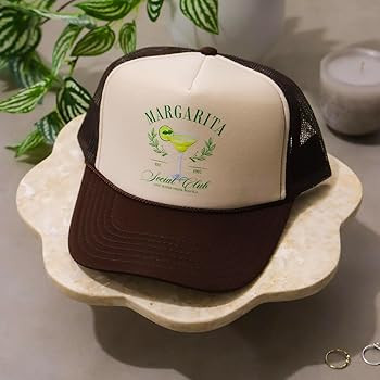 Margarita Social Club Trucker Hat | Margs Tequila Drinking Funny Cute Drinks | Premium Mesh Foam ... | Amazon (US)