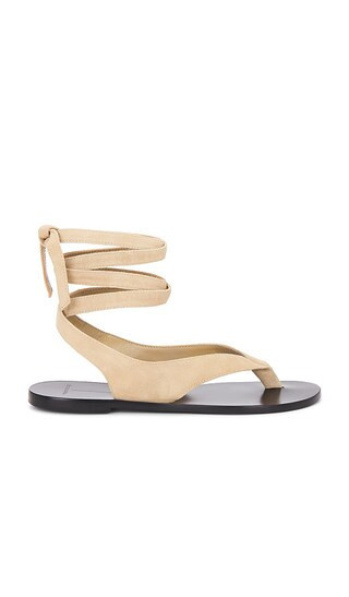 BLACK SUEDE STUDIO Tres Sandal in Beige. - size 38.5 | Revolve Clothing (Global)